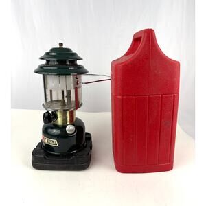Vintage Coleman CL2 Adjustable 2 Mantle Camp Lantern with Case